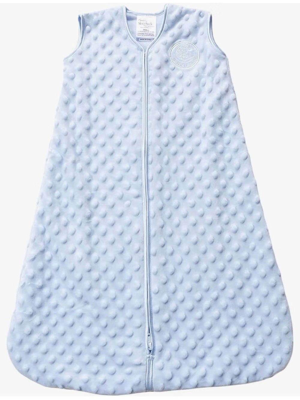 Halo Sleepsack Plush Dot Velboa Wearable Blanket Size Small 0-6 Months Unisex
